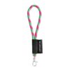 75125_367 SET Lanyard TUBE Short (Ø 7 mm) with Hook Trigger Snap 9 mm