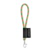 75125_368 SET Lanyard TUBE Short (Ø 7 mm) with Hook Trigger Snap 9 mm