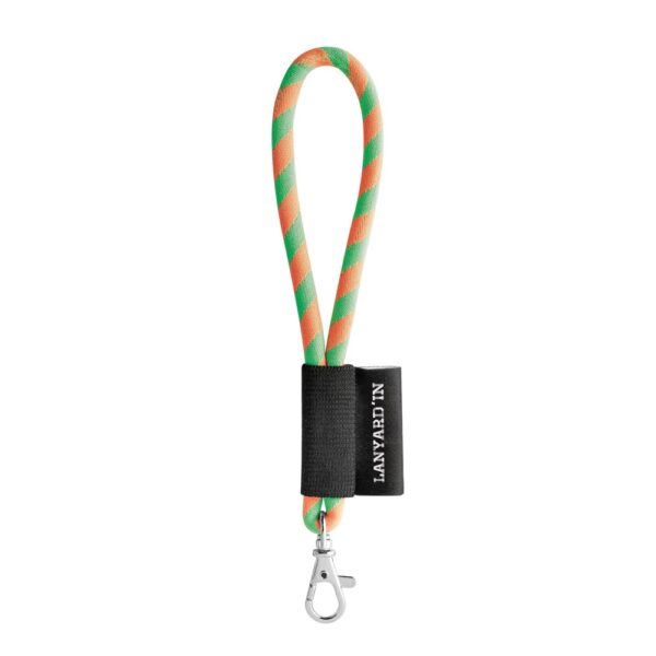 75125_368 SET Lanyard TUBE Short (Ø 7 mm) with Hook Trigger Snap 9 mm