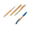 81013_a KUMA. Bamboo ball pen with non-slip clip