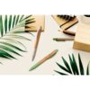 81013_amb KUMA. Bamboo ball pen with non-slip clip