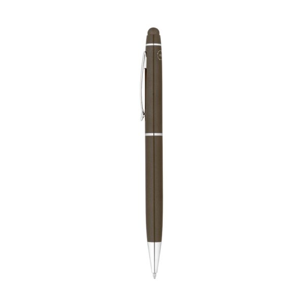 JULIE. Ball pen in recycled aluminum (100% rAL) with touch tip