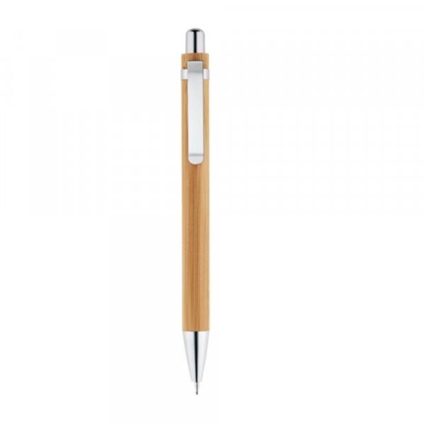 GREENY. Ball pen and mechanical pencil set in bamboo
