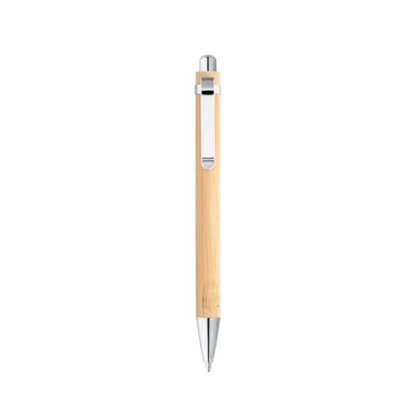 HERA. Bamboo ball pen with metal clip