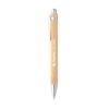 HERA. Bamboo ball pen with metal clip