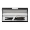 81194_103 IMPERIO. Metal rollerball and ballpoint set with twist mechanism