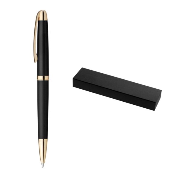 81195_set EZEKIEL. Twist action metal ball pen