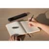 81196_amb EZEKIEL ROLLER. Metal rollerball with gold trim