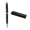 81196_set EZEKIEL ROLLER. Metal rollerball with gold trim