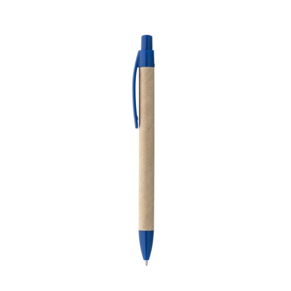 REMI. Ballpoint pen made from 100% recycled paper with clip
