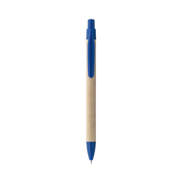 REMI. Ballpoint pen made from 100% recycled paper with clip