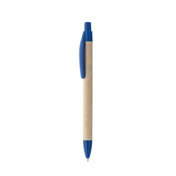 REMI. Ballpoint pen made from 100% recycled paper with clip