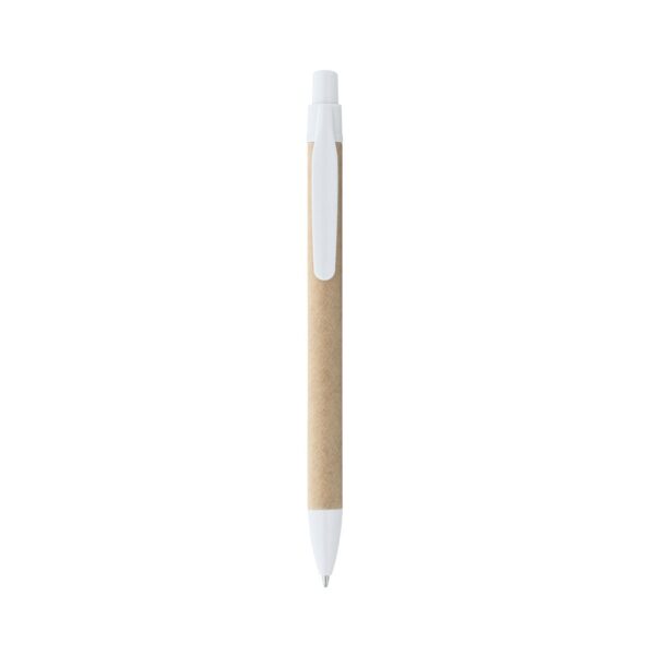 REMI. Ballpoint pen made from 100% recycled paper with clip