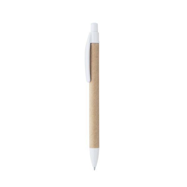 REMI. Ballpoint pen made from 100% recycled paper with clip