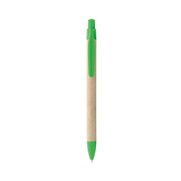 REMI. Ballpoint pen made from 100% recycled paper with clip