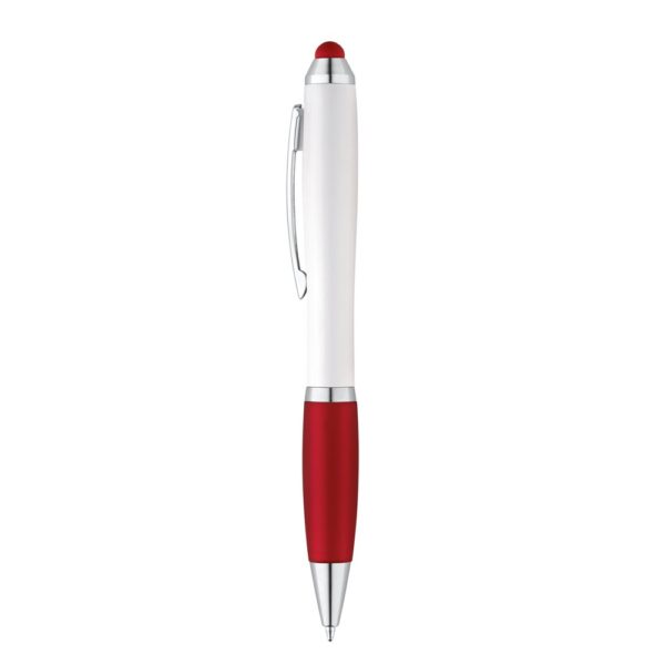SANS. Ball pen with twist mechanism and metal clip