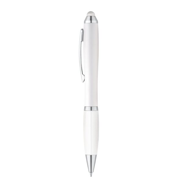 SANS. Ball pen with twist mechanism and metal clip