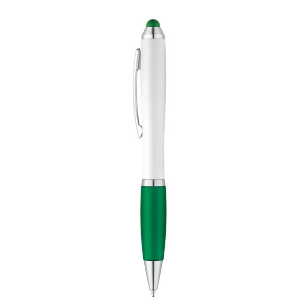 SANS. Ball pen with twist mechanism and metal clip