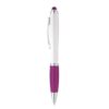 SANS. Ball pen with twist mechanism and metal clip