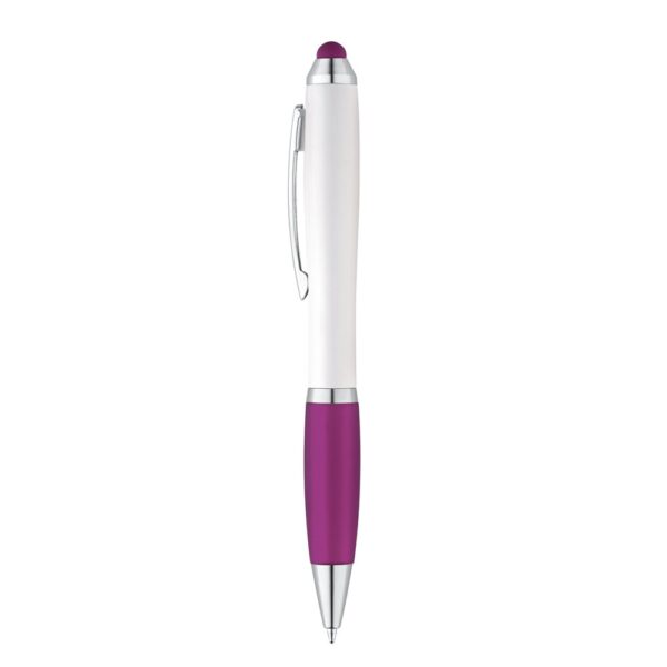 SANS. Ball pen with twist mechanism and metal clip