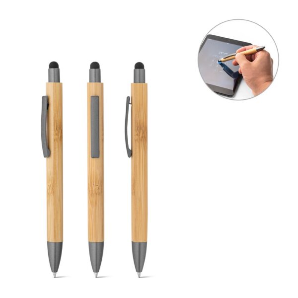 91770_set ZOLA. Bamboo ball pen with matt finish