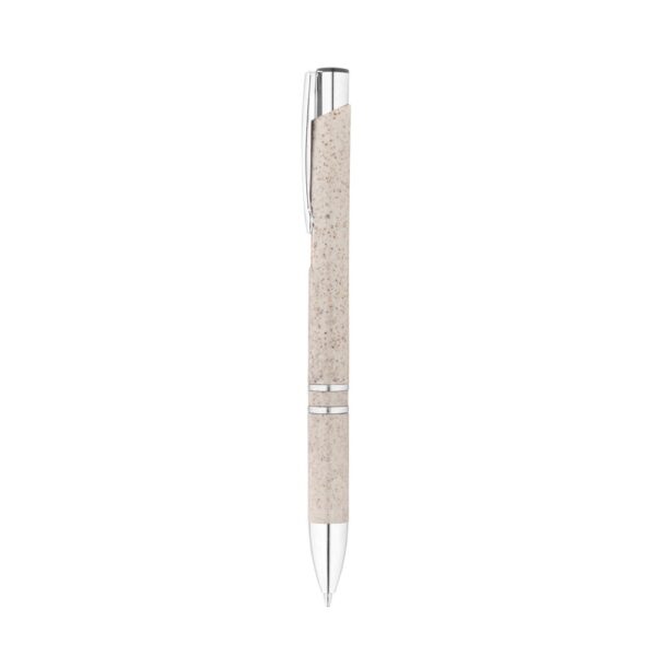 BETA WHEAT. Straw fibre and ABS ball pen with clip