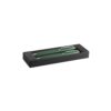 RE-LANDO-SET. Roller and ball pen set with recycled aluminium (100% rAL) body