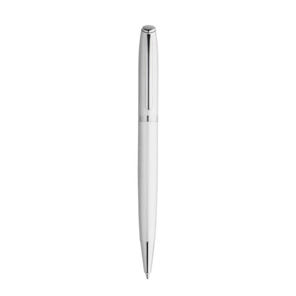 RE-LANDO-SET. Roller and ball pen set with recycled aluminium (100% rAL) body