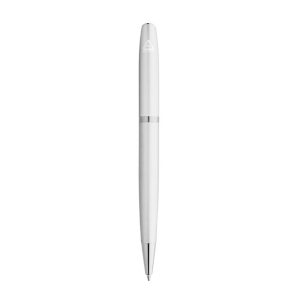 RE-LANDO-SET. Roller and ball pen set with recycled aluminium (100% rAL) body
