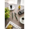 RE-LANDO-SET. Roller and ball pen set with recycled aluminium (100% rAL) body