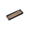 ELLA. Roller and ballpoint pen set with stainless steel body (53% rSS) with clip