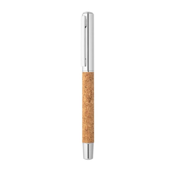 ANDREW. Roller with stainless steel body (90% rSS) and cork with clip