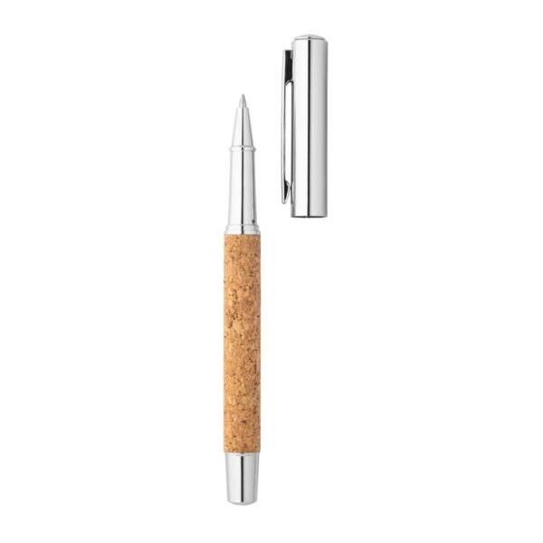 ANDREW. Roller with stainless steel body (90% rSS) and cork with clip