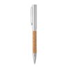 CORKO. Cork and metal ballpoint pen with twist mechanism