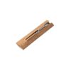 CORKO. Cork and metal ballpoint pen with twist mechanism