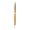 BAHIA II. Bamboo ballpoint pen with clip and twist mechanism