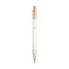 HARLAN. rPET ball pen pen with coloured button