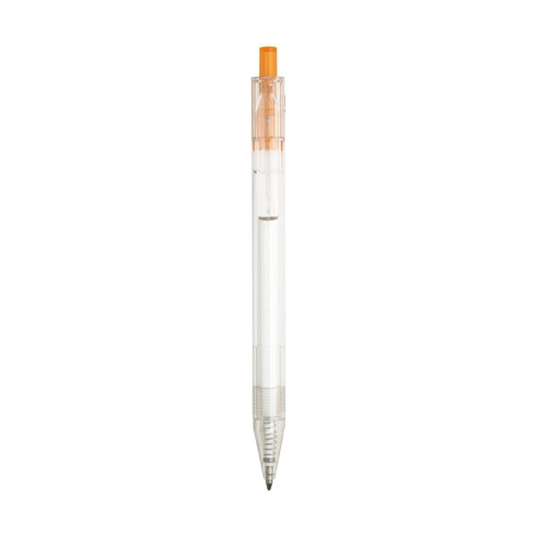HARLAN. rPET ball pen pen with coloured button