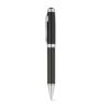 CHESS. Roller pen and ball pen set in metal and carbon fibre with twist mechanism