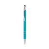 GALBA. Aluminium ball pen with touch tip and clip