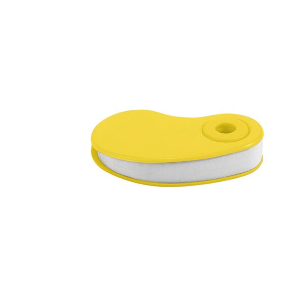 SIZA. White TPR eraser with PP protective cover