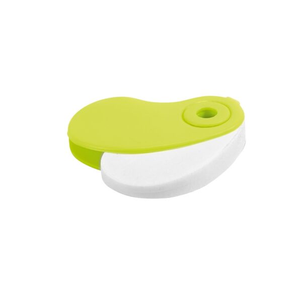 SIZA. White TPR eraser with PP protective cover