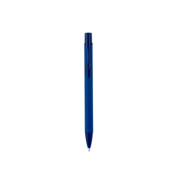CLINT. Recycled aluminium (100% rAL) ballpoint pen with rubber finish