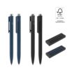 KYLIE SET. Set consisting of a ballpoint and a inkless pen, both made of aluminium (94% recycled)