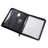 PASZO. PU and microfibre A4 folder with lined pages
