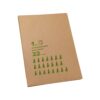 92046_160-logo POE. A4 document folder made from 100% recycled paper (450 g/m²)