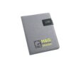 PYNCHON. A5 folder in imitation linen and PU with lined pages