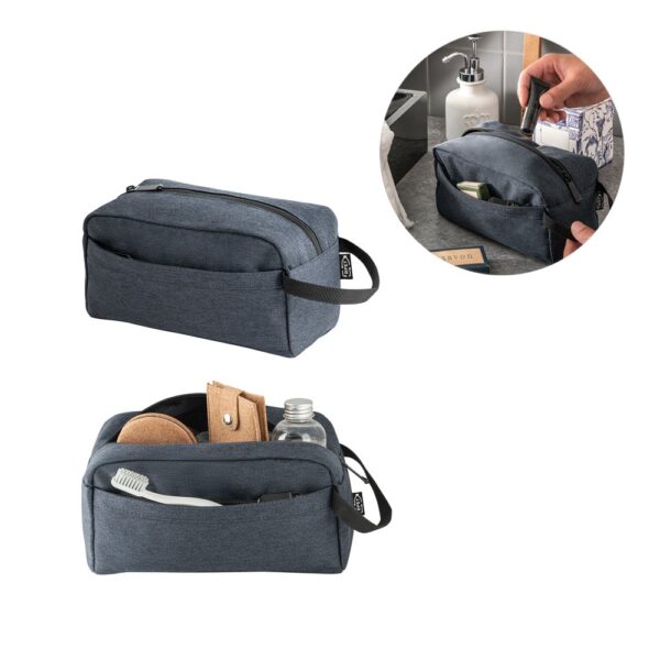 REPURPOSE BAG. 600D recycled polyester cosmetic bag