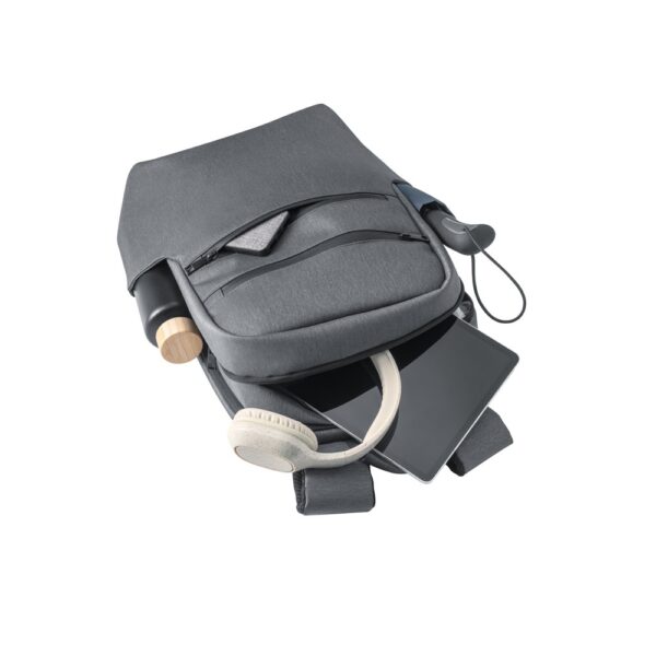 BROOKLYN. Waterproof 2 Tone Nylon 15'' laptop backpack