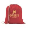 92083_105-logo ISTANBUL. Backpack made from recycled cotton (70%) and polyester (30% rPET) (150 g/m²)